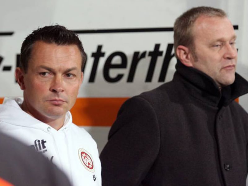 Ex-SVWW-Coach Christian Hock und Manager Uwe Stöver