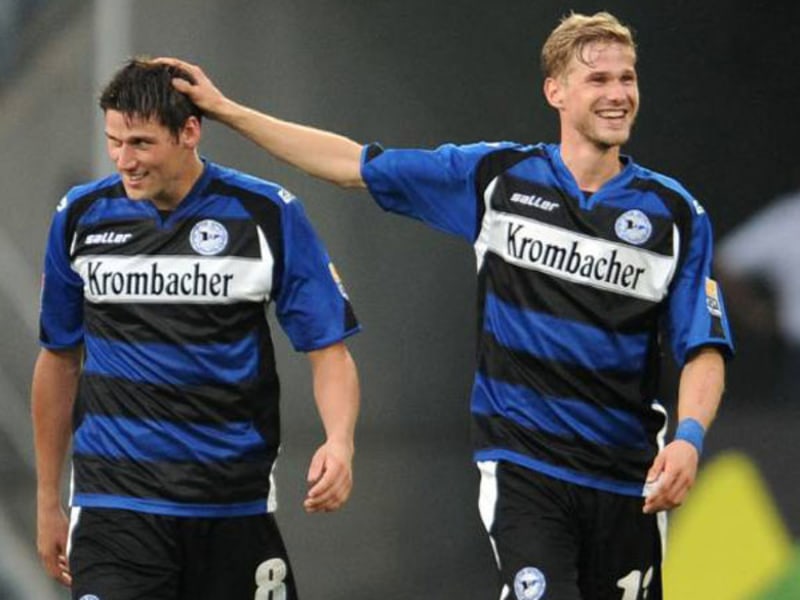 Oliver Kirch und Giovanni Federico (Arminia Bielfeld)