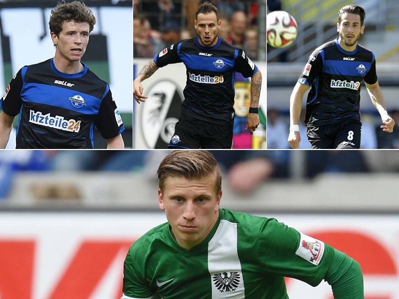 Patrick Ziegler, Marvin Bakalorz, Mario Vrancic & Marcus Piossek