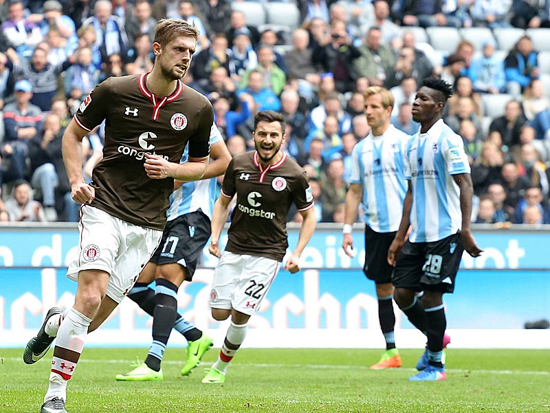 Nach Rückstand kam St. Pauli wieder zurück und gewann in München 2:1.