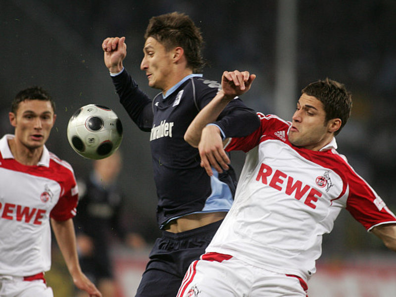 Mohamad (re.) und Mitreski gegen Kucukovic