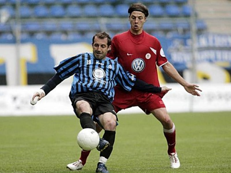 Ermin Melunovic (Mannheim, li.) und Marcel Stadel (Kassel)