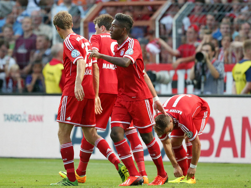 Thomas Müller, Mario Mandzukic, David Alaba & Xherdan Shaqiri