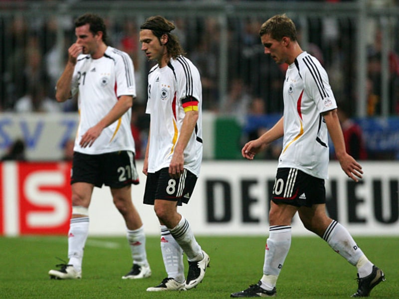 Christoph Metzelder, Torsten Frings und Lukas Podolski