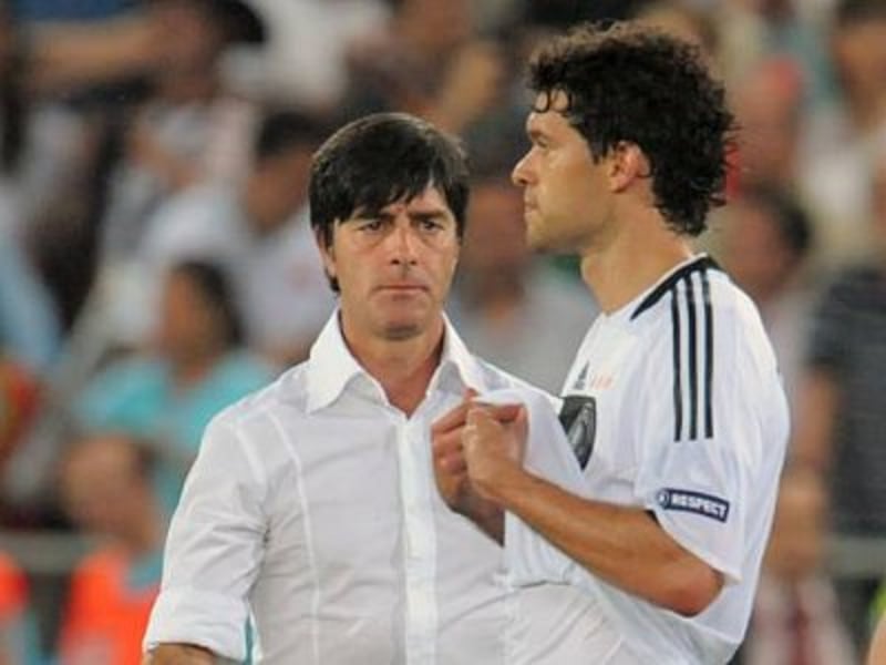 Joachim Löw und sein Kapitän Michael Ballack