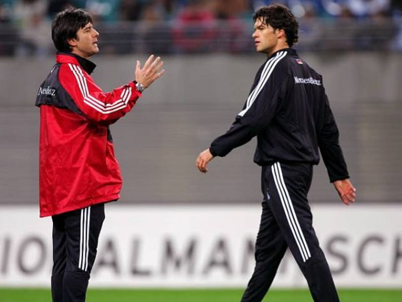 Joachim Löw und Michael Ballack