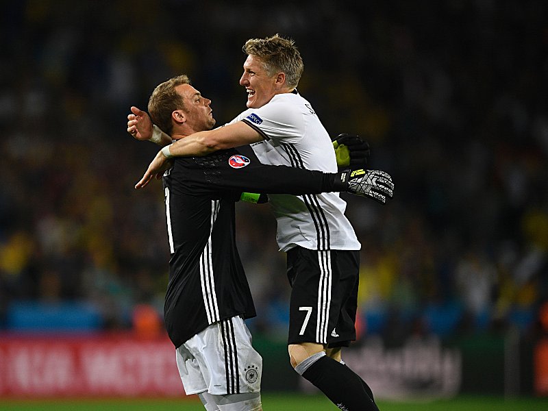 Manuel Neuer und Bastian Schweinsteiger