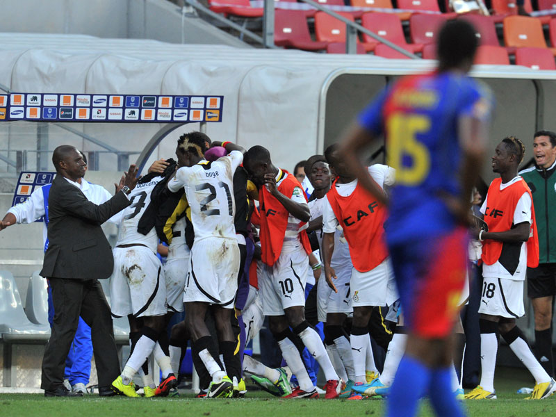 Ghana feiert in Port Elizabeth