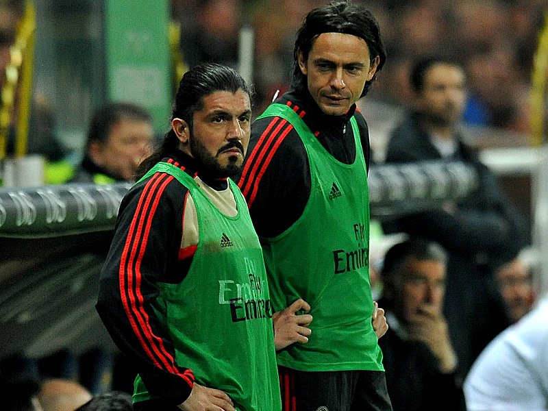 Gennaro Gattuso und Filippo Inzaghi