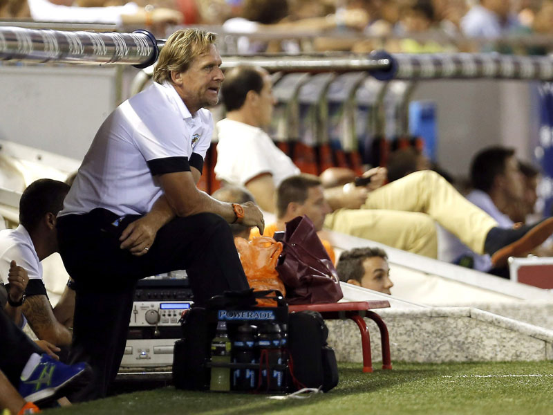 Bernd Schuster beim Gastspiel in Valencia