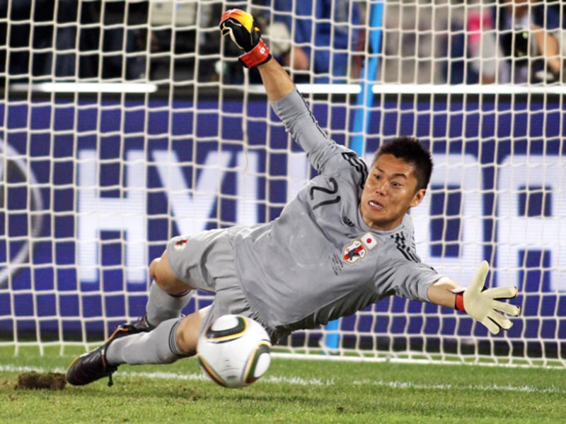 Im Fokus: Japans Nationaltorhüter Eiji Kawashima hat auch Interesse in Europa geweckt.