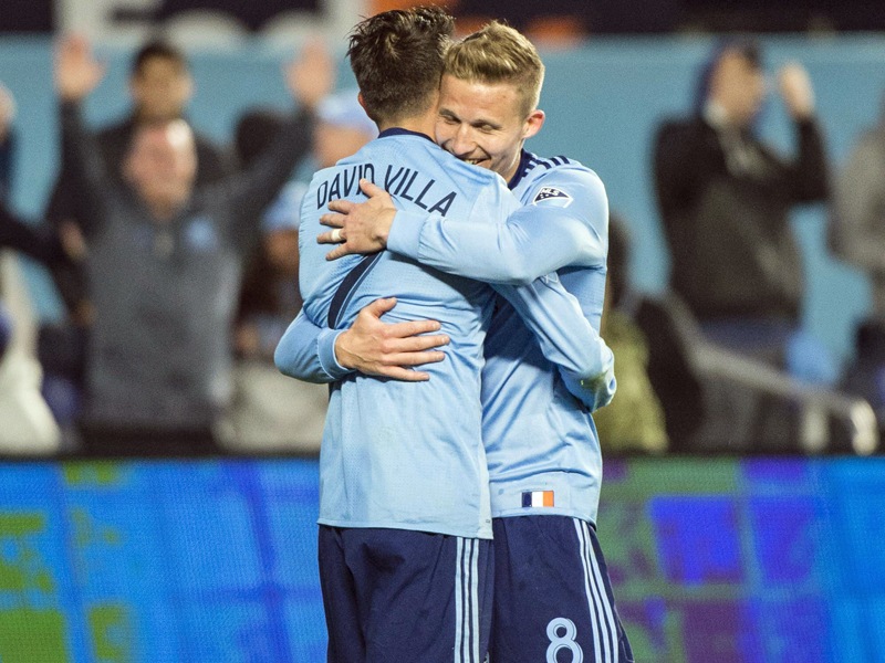 David Villa und Alexander Ring
