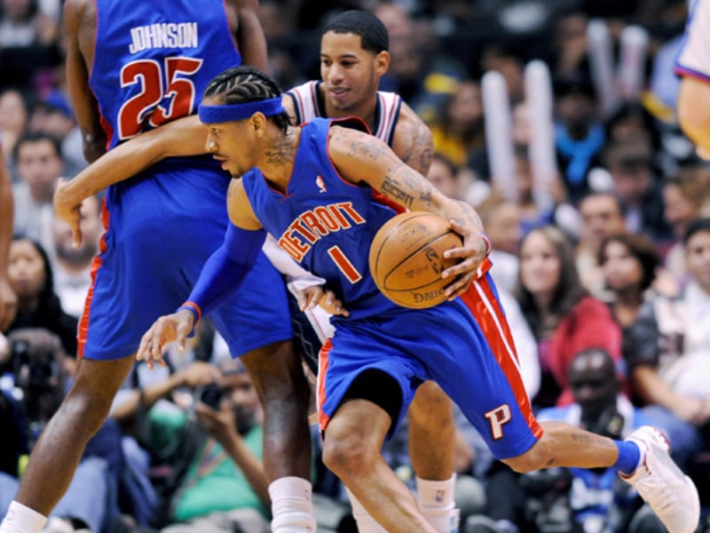 NBA, Basketball, Allen Iverson (Detroit Pistons)