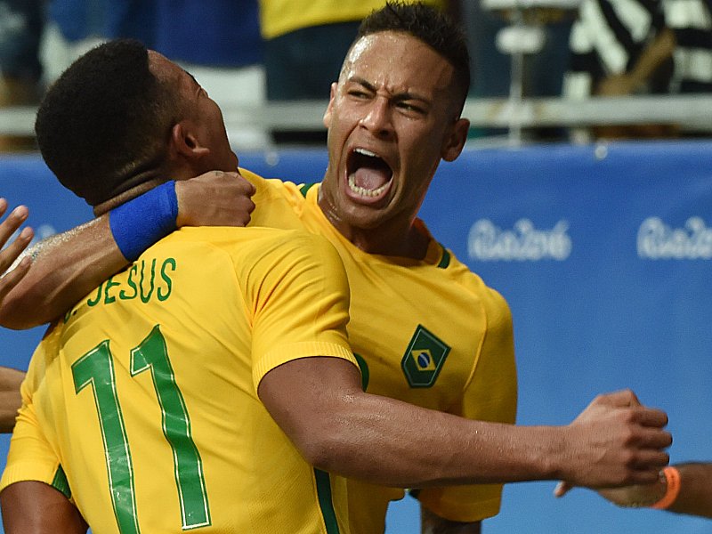 Gabriel Jesus und Neymar