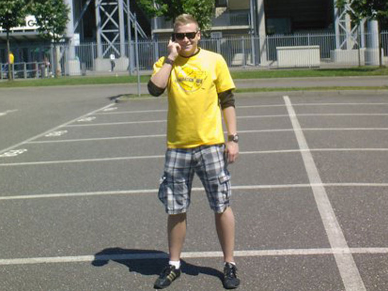 BVB-Fan René Neumann.