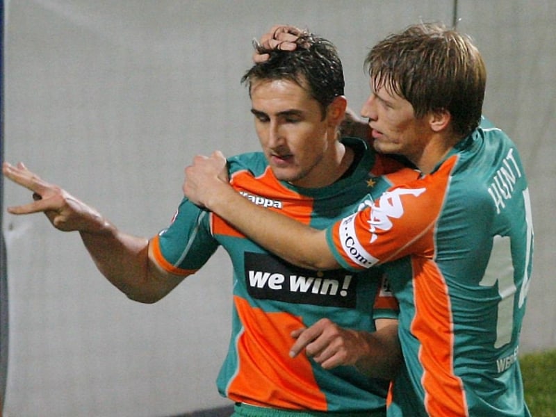 Miroslav Klose und Aaron Hunt