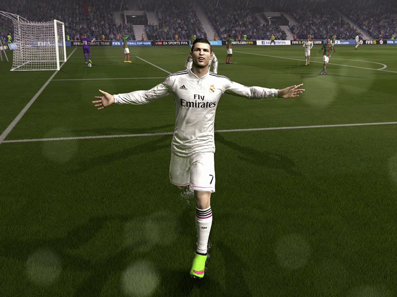 Metagame in FIFA: Cristiano Ronaldo als Mittelstürmer.