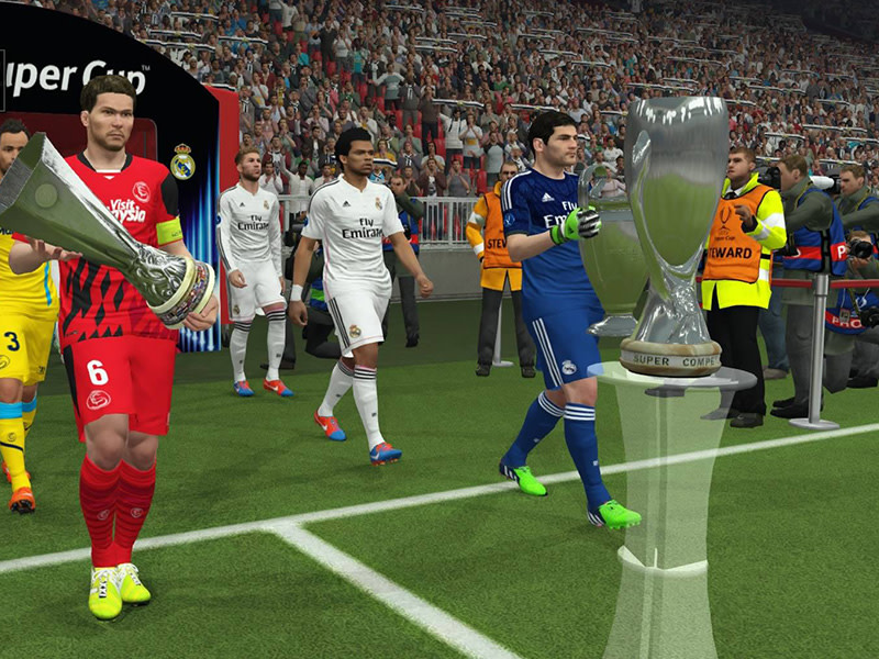 Der UEFA Super Cup gehört zu den offiziellen Lizenzen, die sich Konami für PES 2015 sichern konnte.