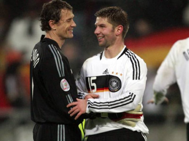 Künftig Mannschaftskameraden in der Bundesliga: Jens Lehmann und Thomas Hitzlsperger.