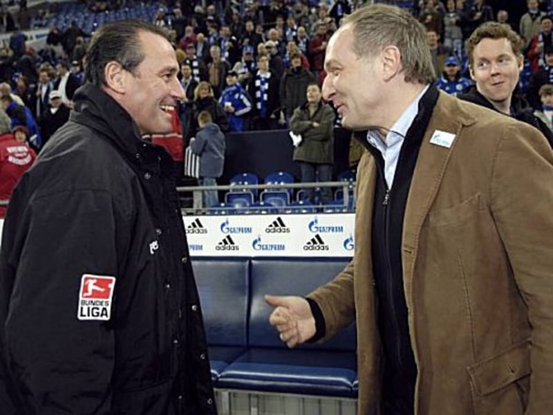 Huub Stevens und Andreas Müller