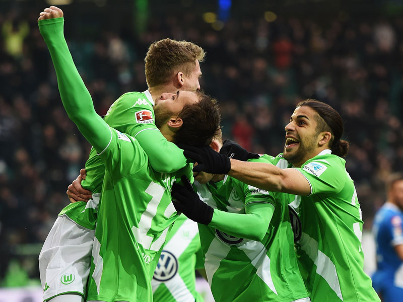 In Wolfsburg schon obenauf: Schürrle legte gegen Hoffenheim doppelt auf.