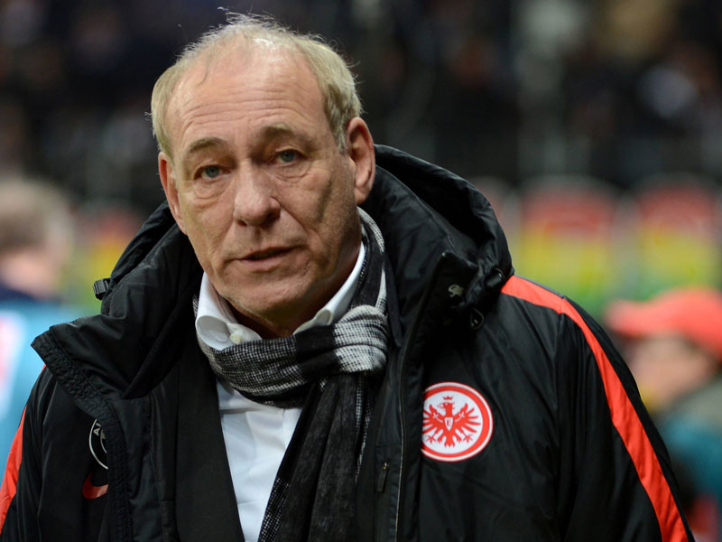 Eintracht-Präsident Peter Fischer beim Derby gegen Darmstadt