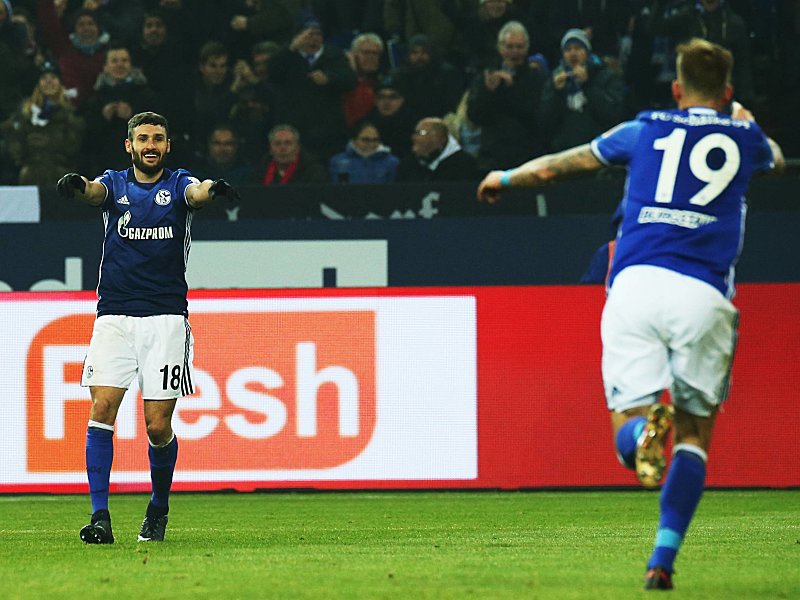 Daniel Caligiuri (links) und Guido Burgstaller