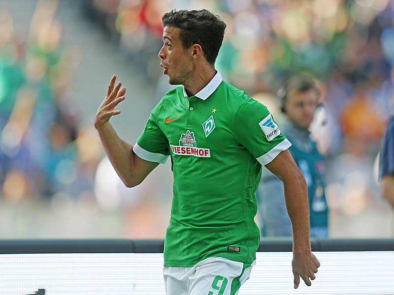 Ausgleich! Franco di Santo traf für Werder zum 2:2.