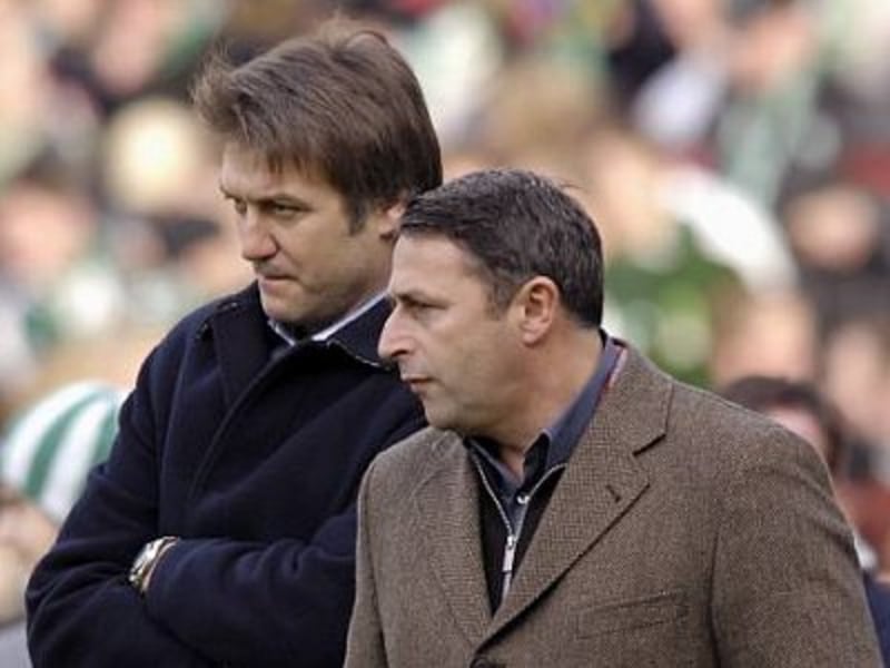 Dietmar Beiersdorfer (l.) und Klaus Allofs