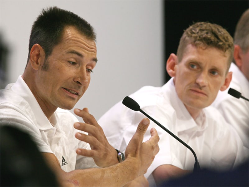 Erik Zabel und Rolf Aldag