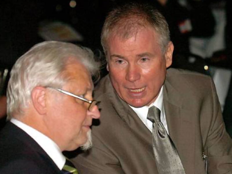 Sind vom Erfolg der Handball-WM überzeugt: Horst Bredemeier (li.) und Uwe Schwenker.