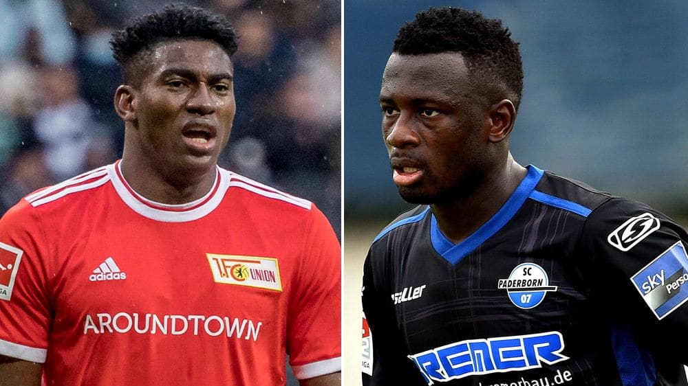 Für Nigeria im Einsatz: Taiwo Awoniyi und Jamilu Collins.