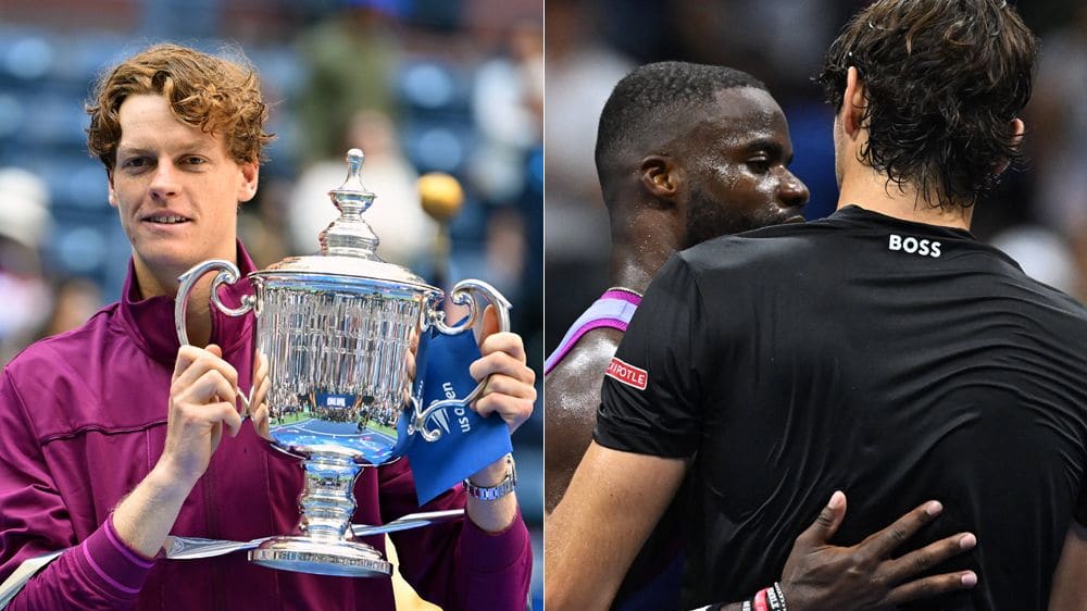 Jannik Sinner holte den Titel, Frances Tiafoe und Taylor Fritz müssen noch warten.
