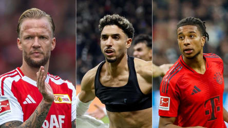 Omar Marmoush überstrahlte beim turbulenten 3:3 zwischen Eintracht Frankfurt und Bayern München einmal mehr alle anderen. Der Top-Torjäger der Bundesliga, der sich zum zweiten Mal in Folge die Bestnote verdiente, führt die kicker-Elf des 6. Spieltags an.