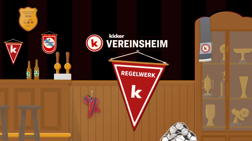 Die "kicker Vereinsheim"-App kompakt erkl&#228;rt: Dein Verein. Deine App. Dein Regelwerk. 