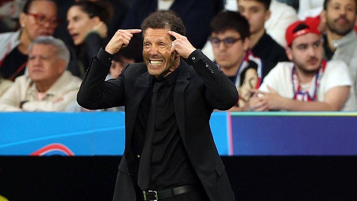 Simeone sorgt für Lacher: 