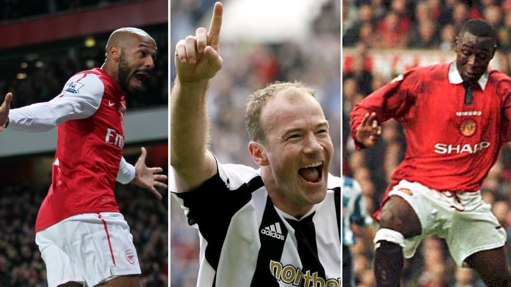 Thierry Henry, Alan Shearer, Andrew Cole