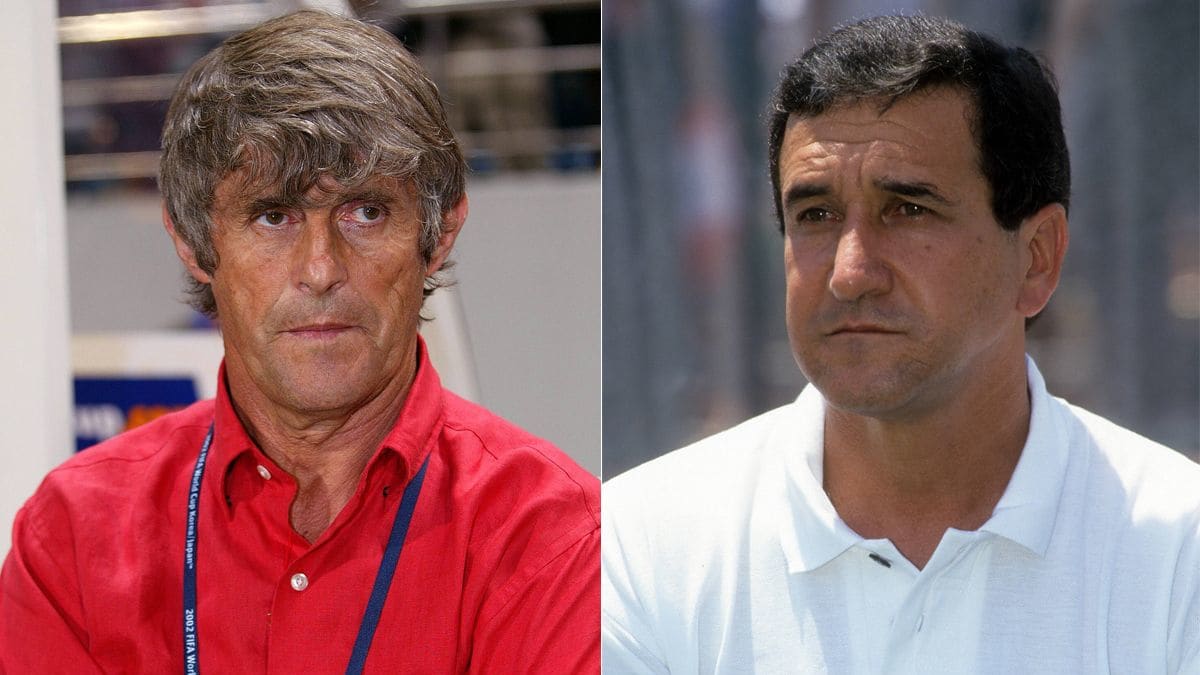 Velibor "Bora" Milutinovic und Carlos Alberto Parreira