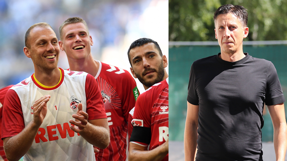 Drei, die es schwer haben: Christian Keller (r.) muss Lösungen für Marvin Schwäbe, Steffen Tigges und Sargis Adamyan (von links) finden.