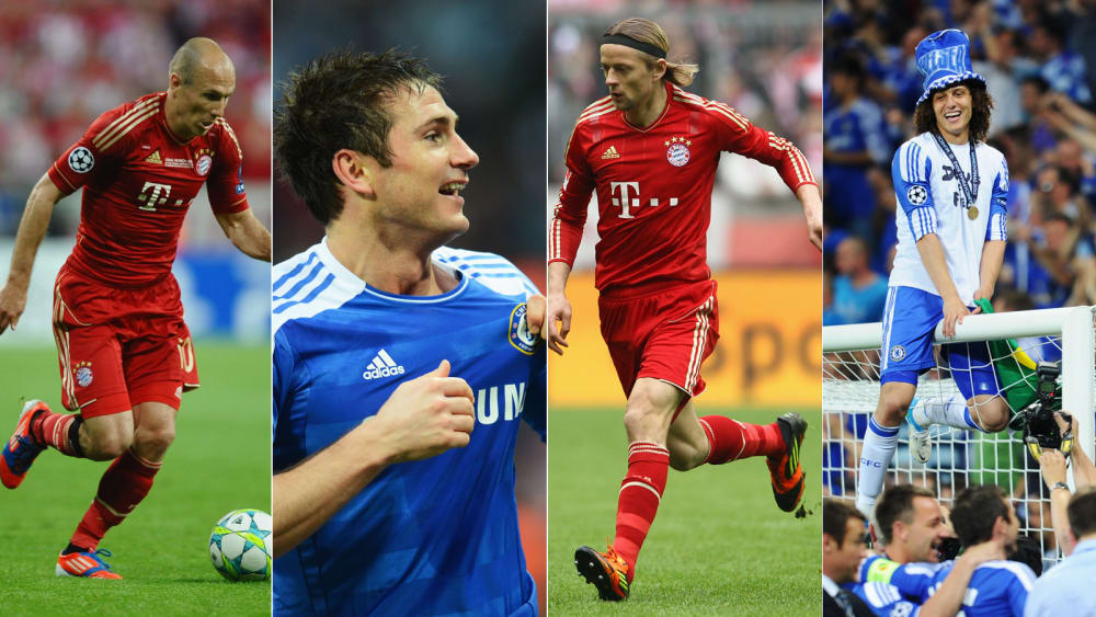 Arjen Robben, Frank Lampard, Anatoliy Tymoshchuk, David Luiz