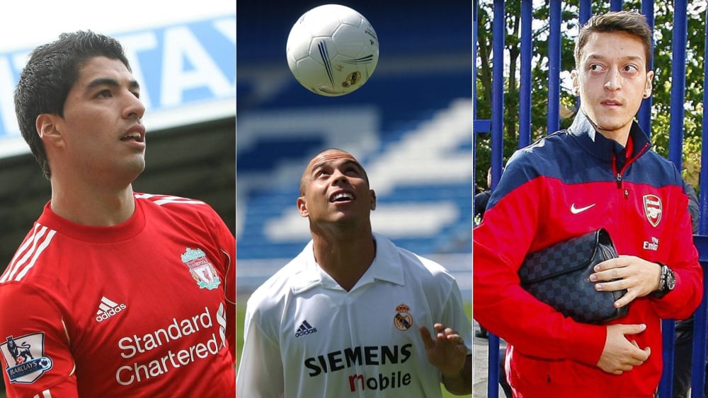 Luis Suarez, Ronaldo, Mesut Özil
