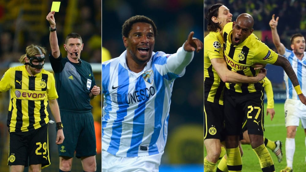 Jede Menge Emotionen: Borussia Dortmund gegen Malaga 2013.