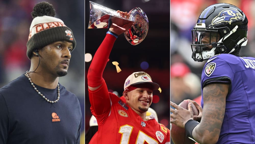 Deshaun Watson, Patrick Mahomes, Lamar Jackson