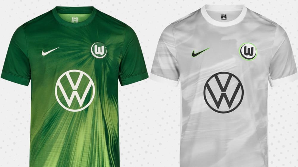 Heim- und Auswärtstrikot des VfL Wolfsburg