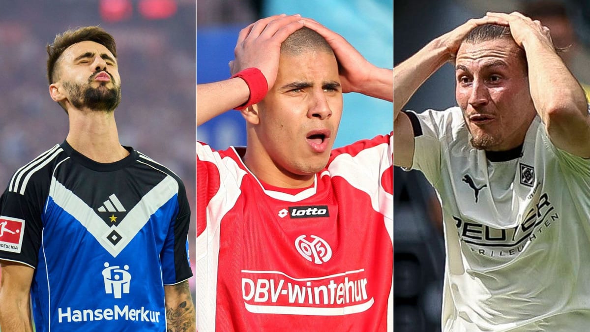 Ein Klub wurde noch Achter: Wer wie der HSV und Gladbach nach drei ...