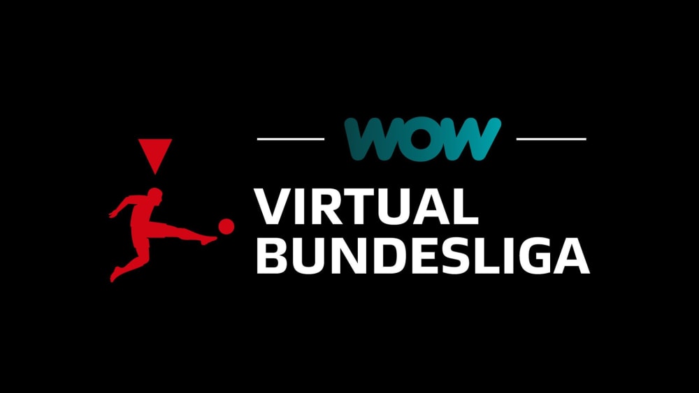 Statt bevestor nun WOW: Das neue Logo der Virtual Bundesliga.