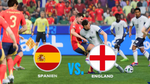 Spanien gegen England