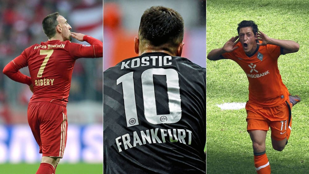 Franck Ribery, Filip Kostic, Mesut Özil