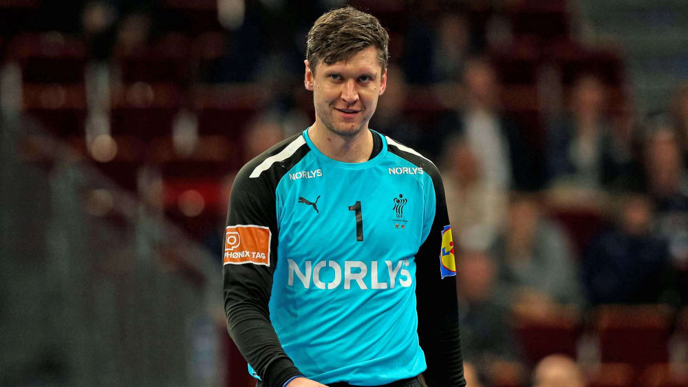 Er parierte 15 Bälle der Spanier: Dänemarks Keeper Niklas Landin.