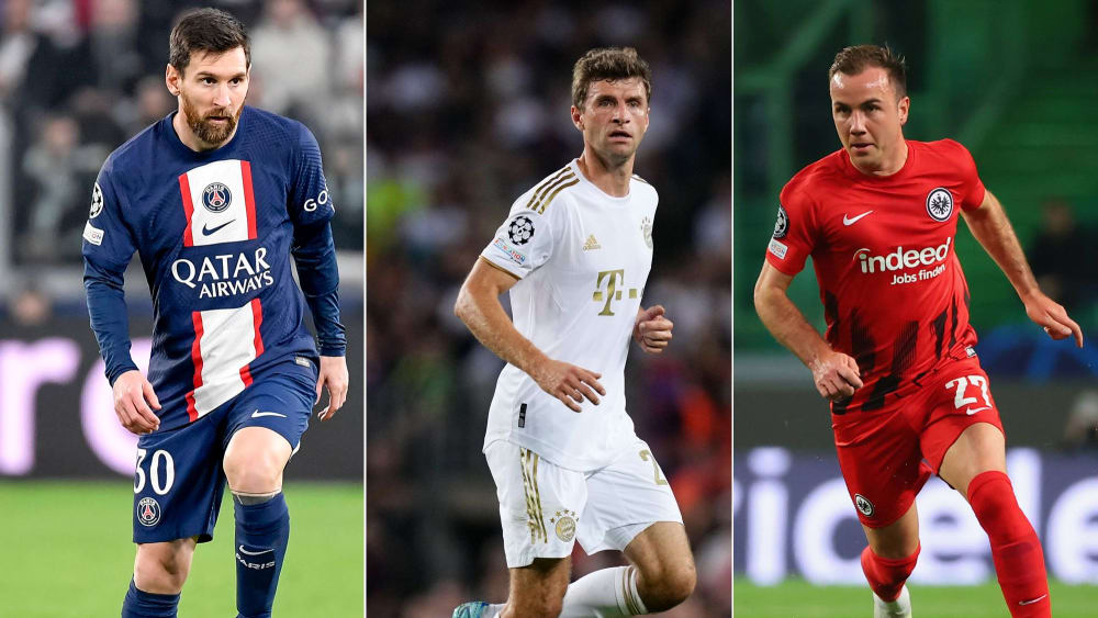Messi, Müller und Götze